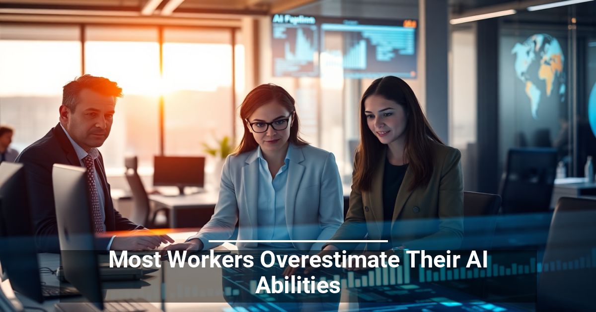 Most Workers Overestimate Their AI Abilities